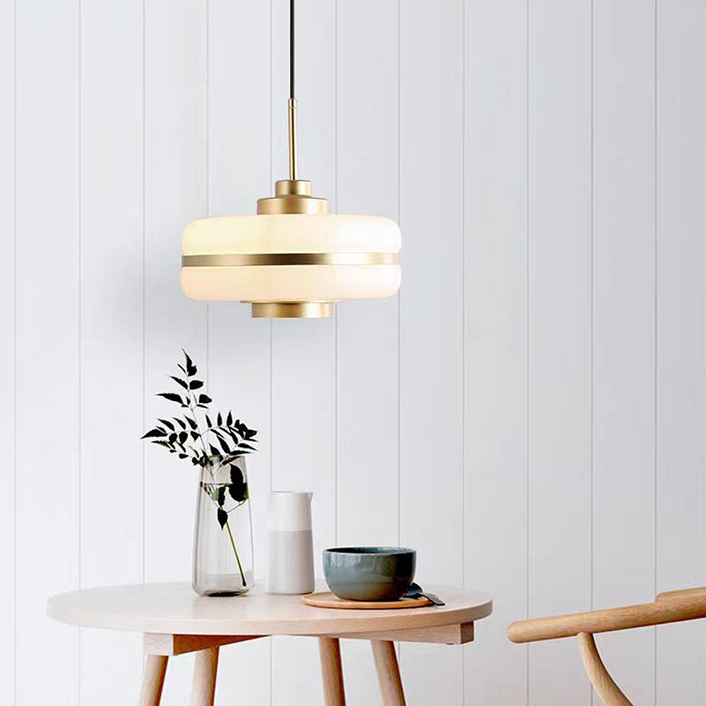 Pendant Light Glass Metal - SYRMAX | Warm Ambiance