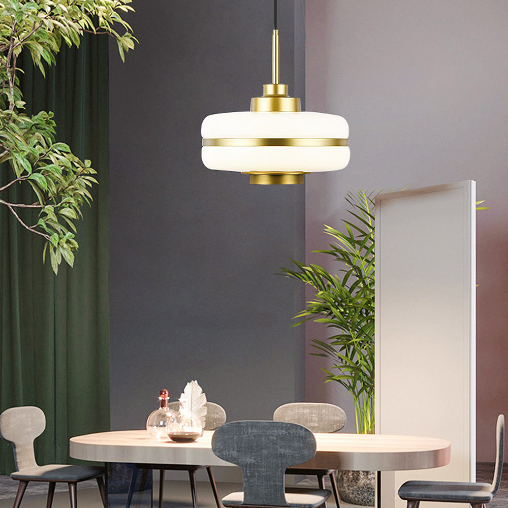 Pendant Light Glass Metal - SYRMAX | Warm Ambiance
