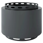 Smokeless Fire Pit Portable Wood Burning, 48.5cm, Dark Grey with Poker for Garden Camping Bonfire Party