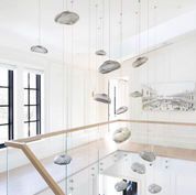 Pendant Light Hand-blown Glass Amber - VIRTUS | Elegance
