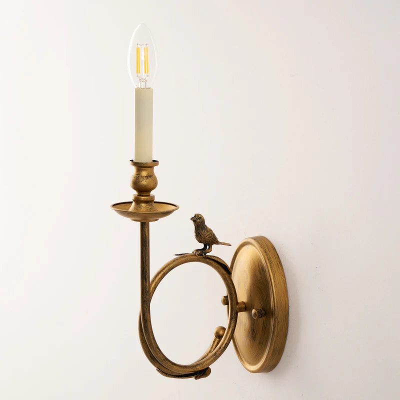 Alessio Vintage Palace Candle Wall Light Fixture Bedroom Hallway