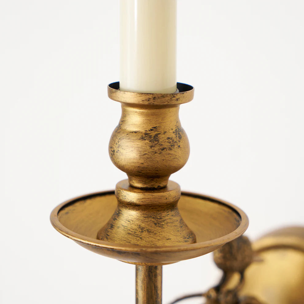 Alessio Vintage Palace Candle Wall Light Fixture Bedroom Hallway