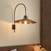 Wall Light Linen Wood - ANTRIA | Natural Elegance