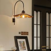 Wall Light Linen Wood - ANTRIA | Natural Elegance