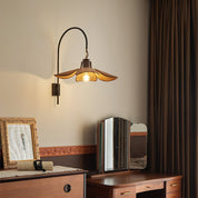 Wall Light Linen Wood - ANTRIA | Natural Elegance
