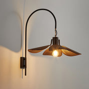 Wall Light Linen Wood - ANTRIA | Natural Elegance
