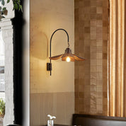 Wall Light Linen Wood - ANTRIA | Natural Elegance