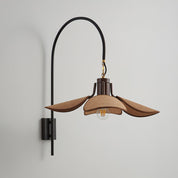 Wall Light Linen Wood - ANTRIA | Natural Elegance