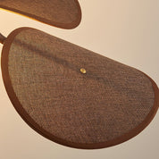 Wall Light Linen Wood - ANTRIA | Natural Elegance
