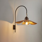 Wall Light Linen Wood - ANTRIA | Natural Elegance