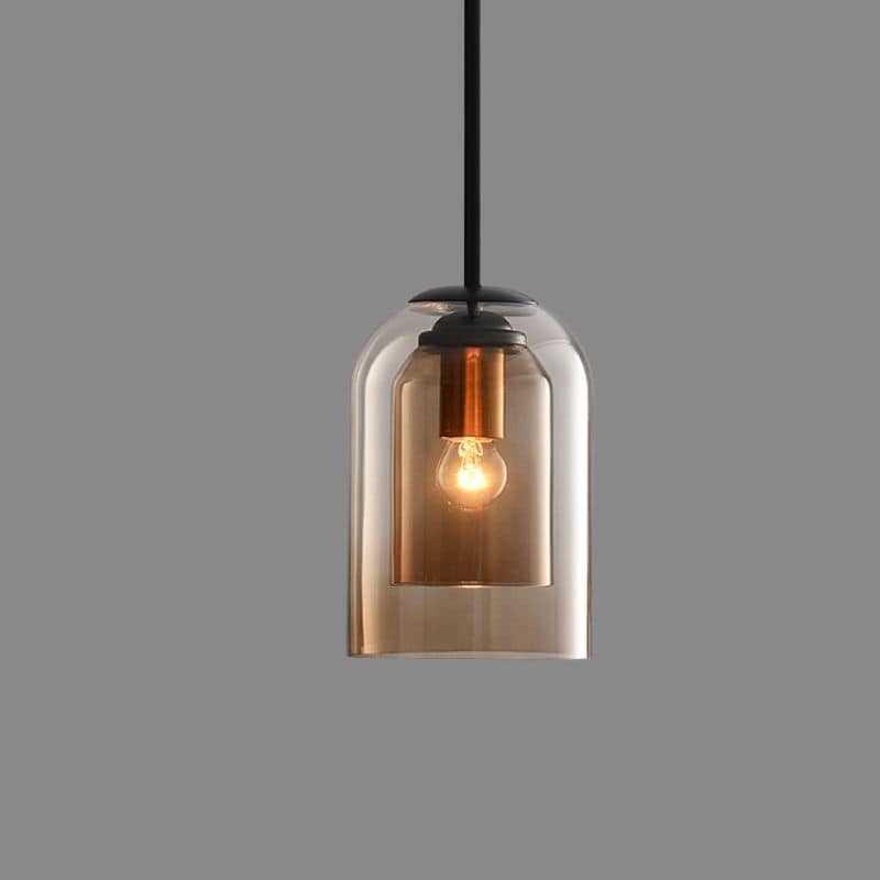 Pendant Light Smoke Grey Glass - VOLTEC | Luxury Ambiance