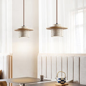Pendant Light Travertine Stone - SEGINUS | Natural Warmth