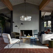Pendant Light Silk & Iron - RONDEL | Serene Lighting