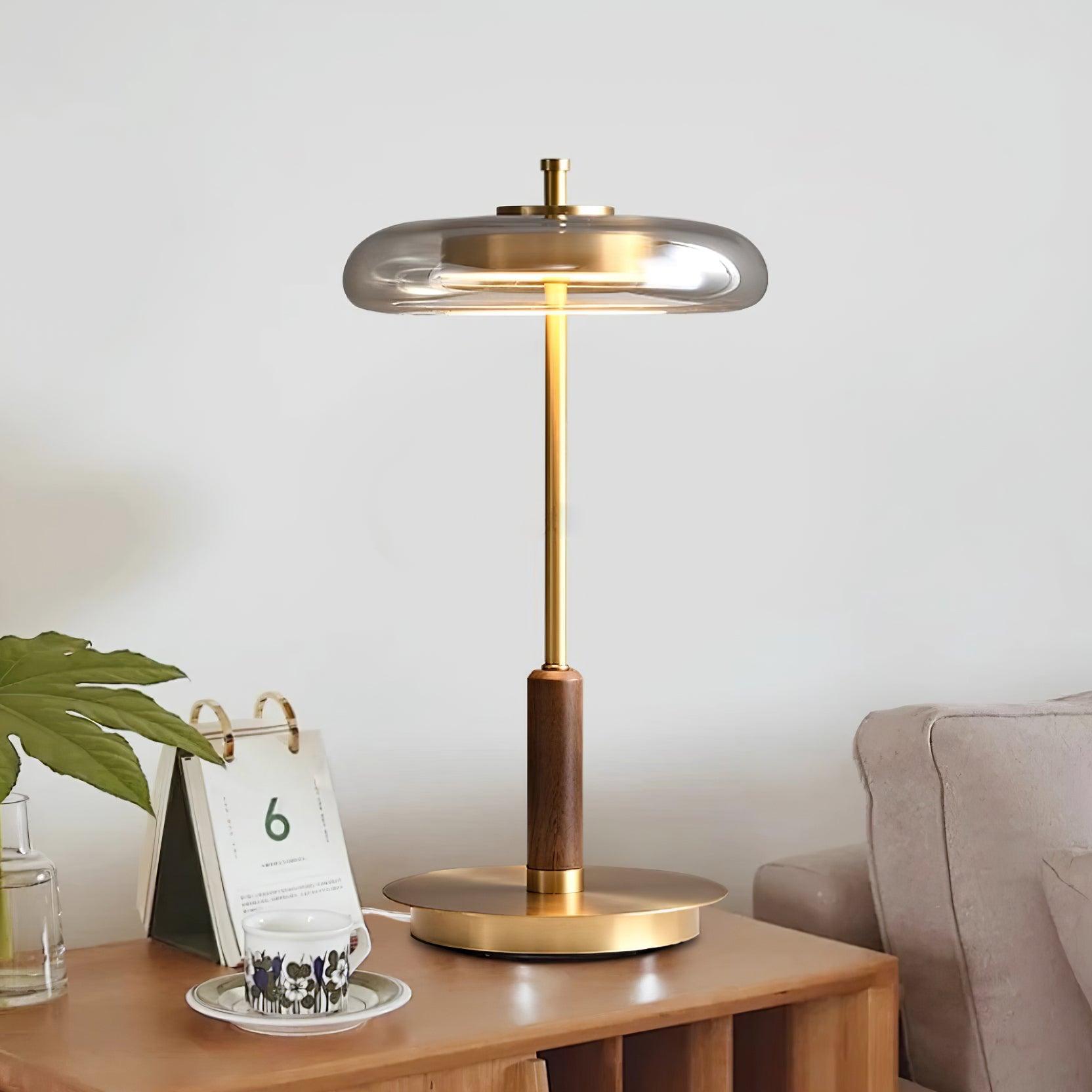 Table Lamp Metal Glass - GOLIAT | Elegance