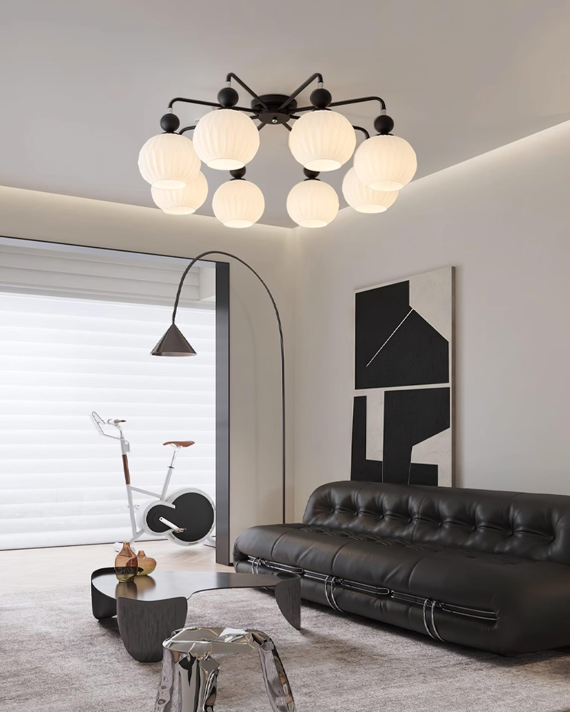 Ceiling Light Pumpkin Matcha - CARBON | Luxury Style