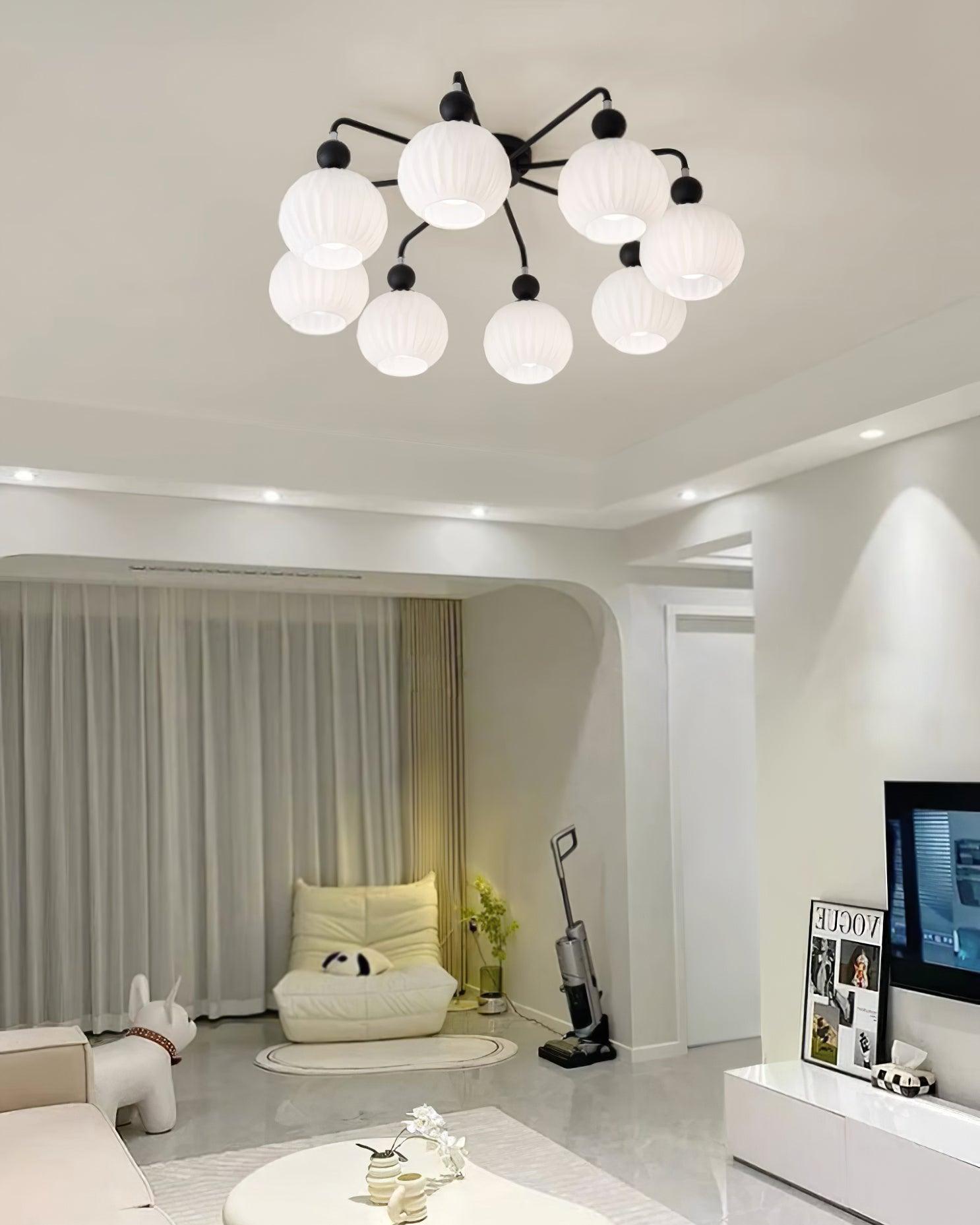 Ceiling Light Pumpkin Matcha - CARBON | Luxury Style