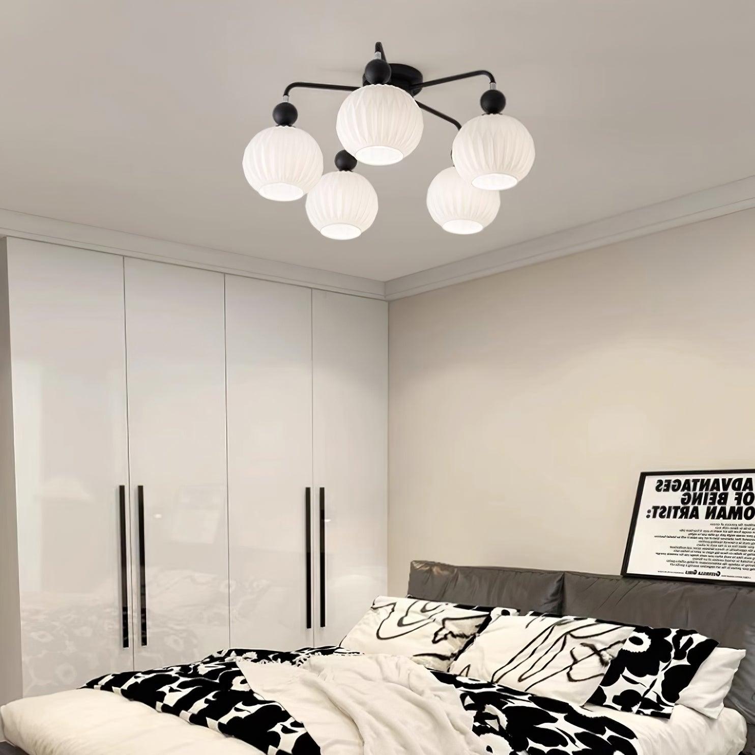 Ceiling Light Pumpkin Matcha - CARBON | Luxury Style