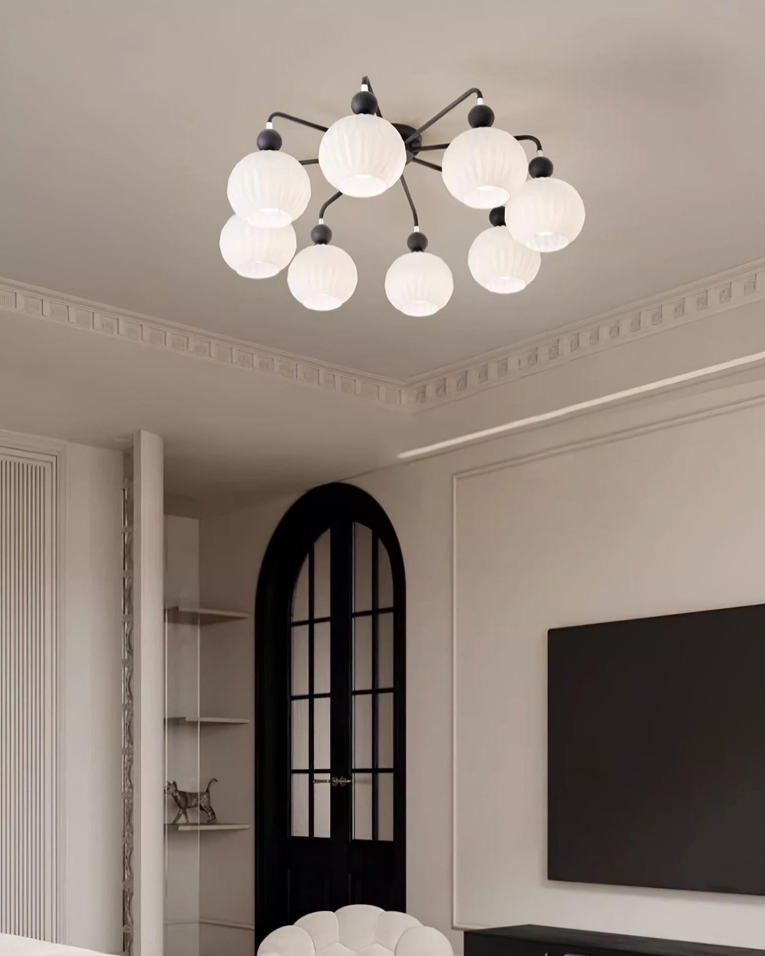 Ceiling Light Pumpkin Matcha - CARBON | Luxury Style