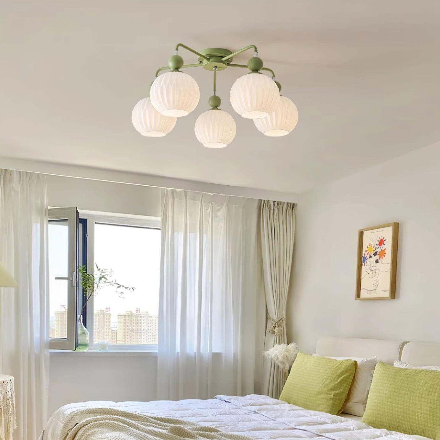 Ceiling Light Pumpkin Matcha - CARBON | Luxury Style
