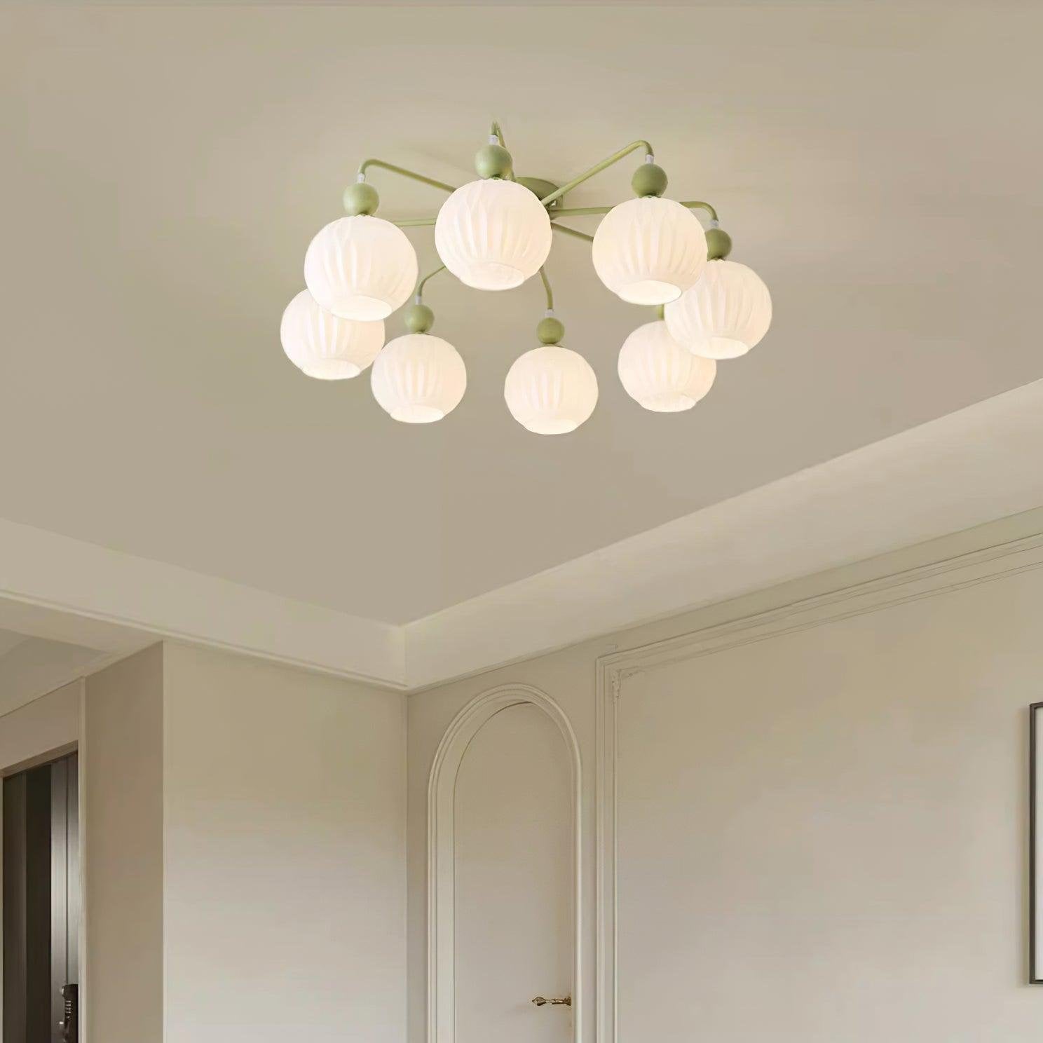 Ceiling Light Pumpkin Matcha - CARBON | Luxury Style