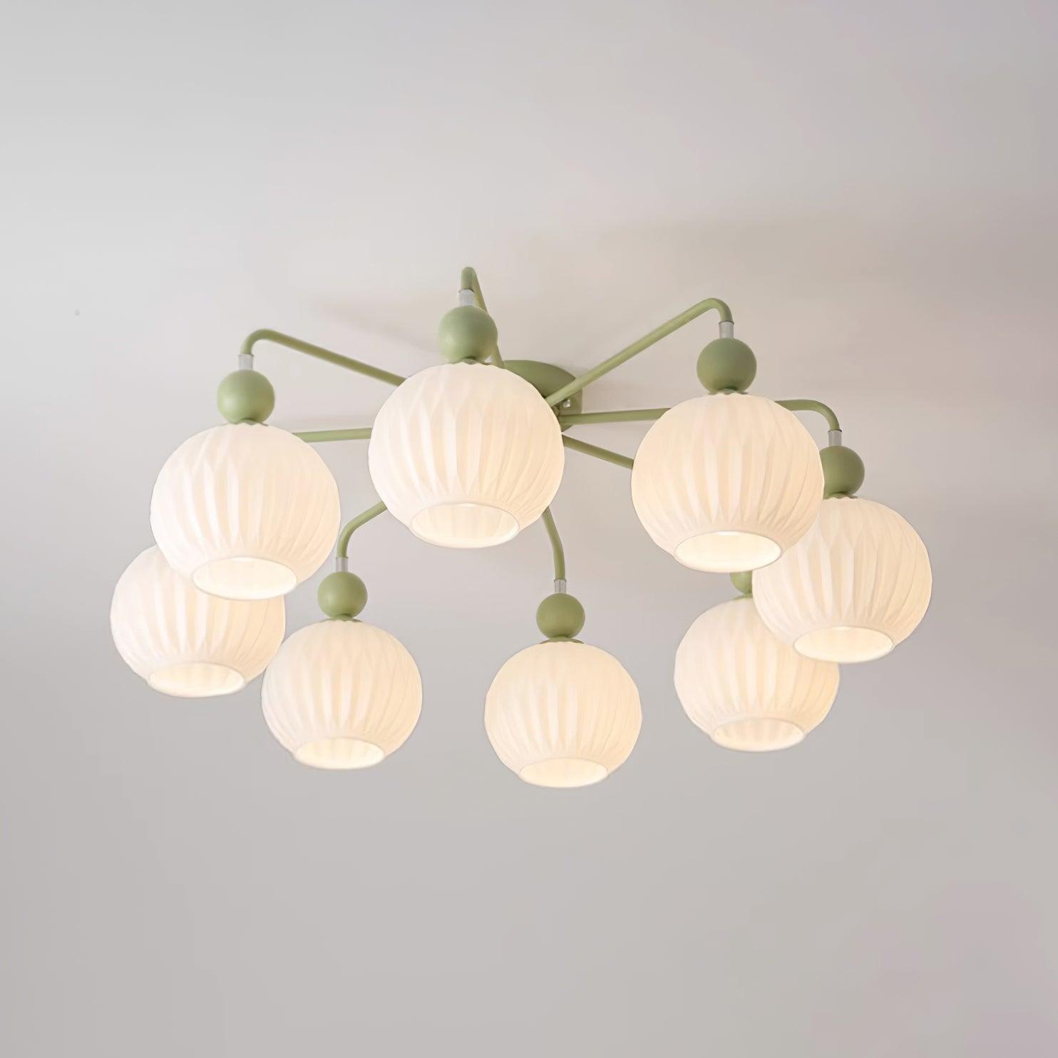 Ceiling Light Pumpkin Matcha - CARBON | Luxury Style