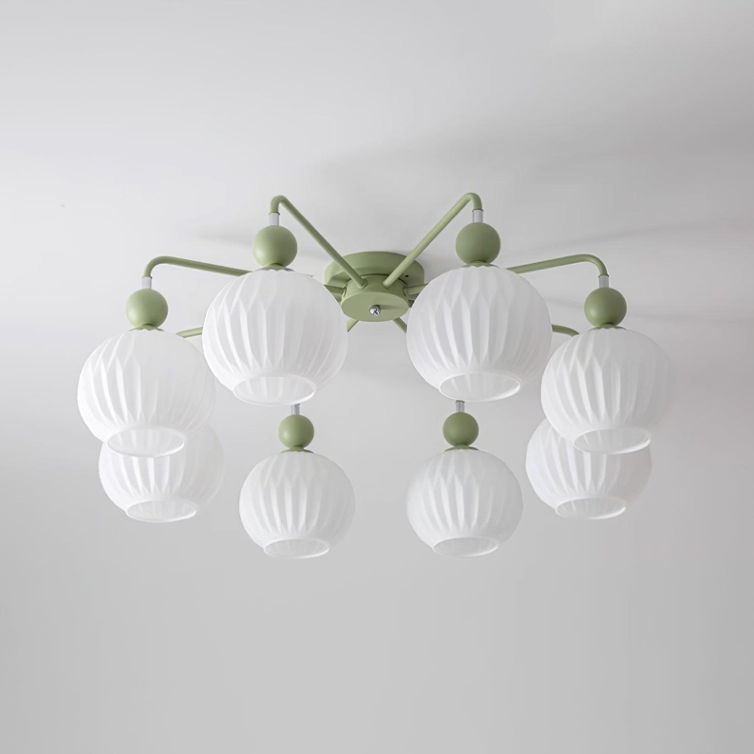 Ceiling Light Pumpkin Matcha - CARBON | Luxury Style