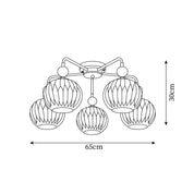 Ceiling Light Pumpkin Matcha - CARBON | Luxury Style