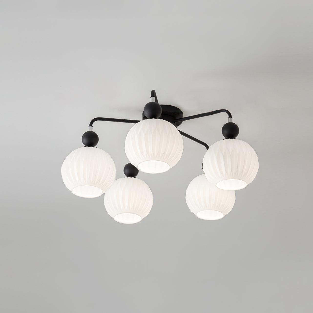 Ceiling Light Pumpkin Matcha - CARBON | Luxury Style