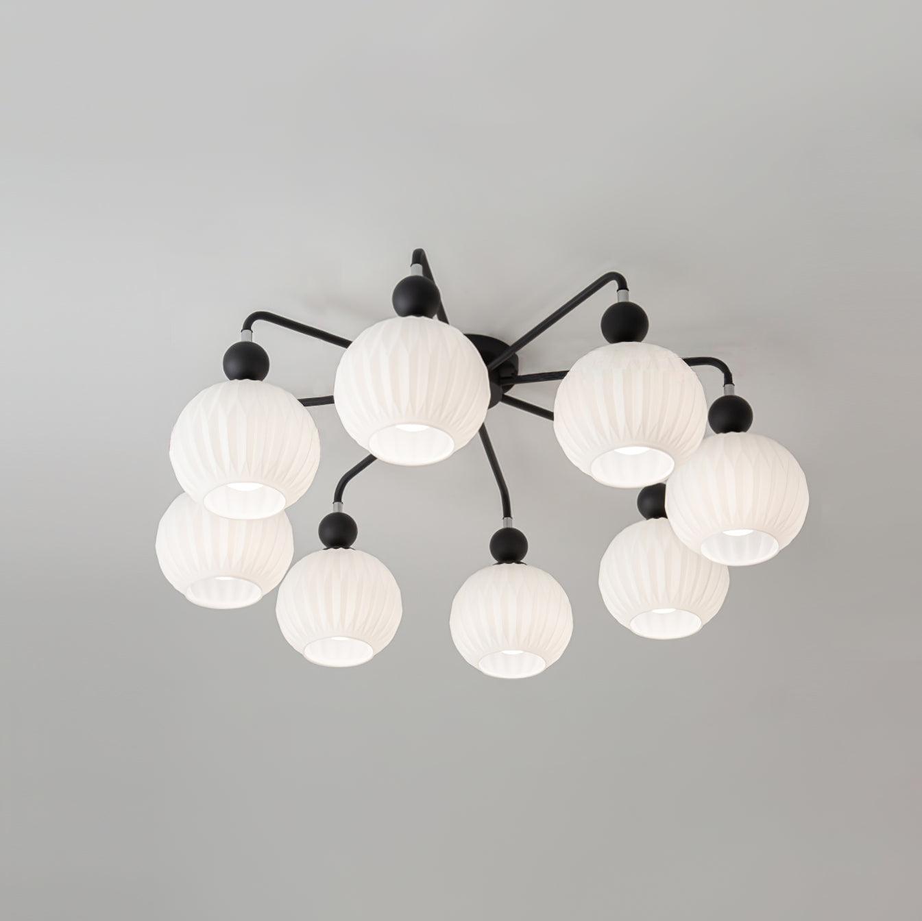 Ceiling Light Pumpkin Matcha - CARBON | Luxury Style