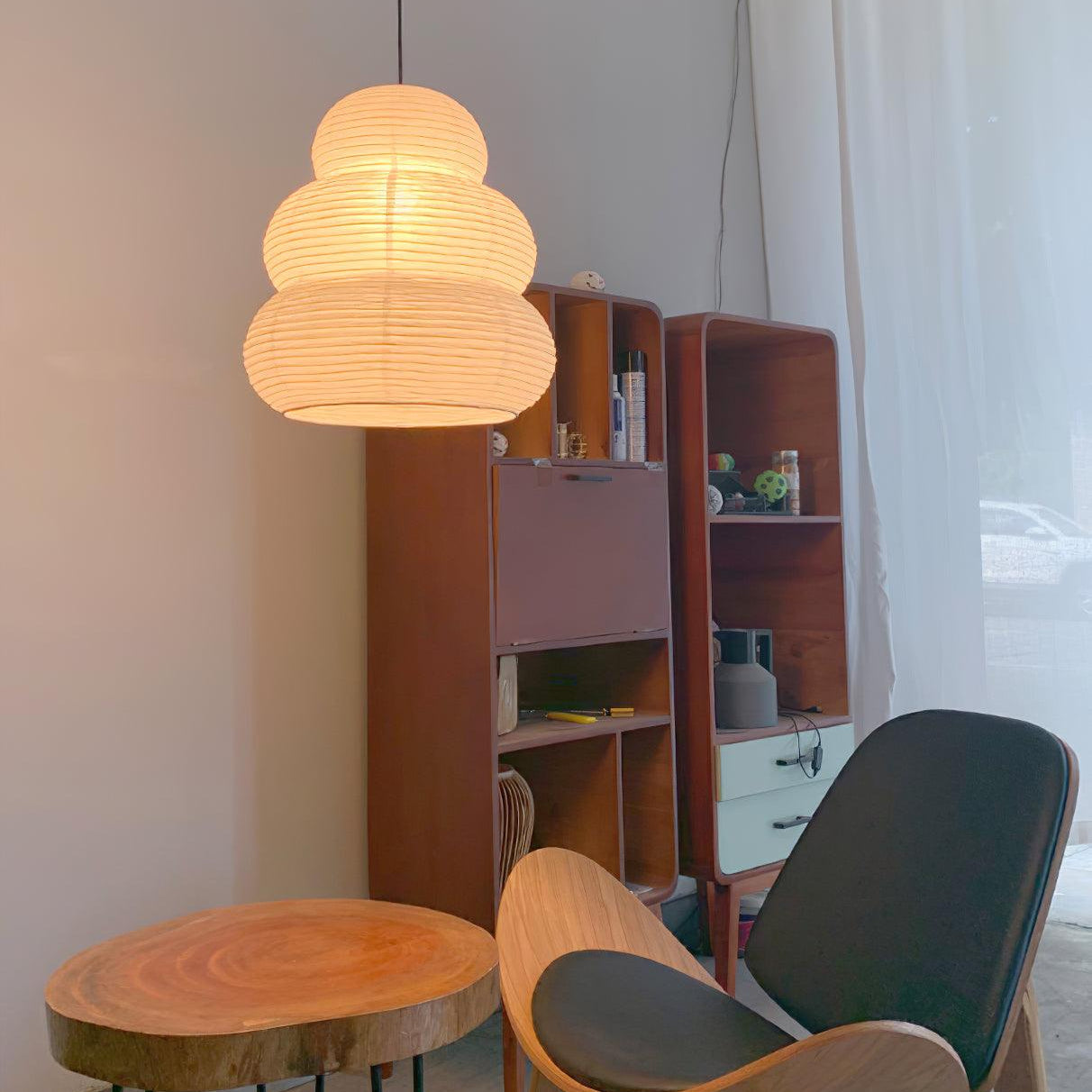 Pendant Light Rice Paper - SPHERX | Natural Elegance