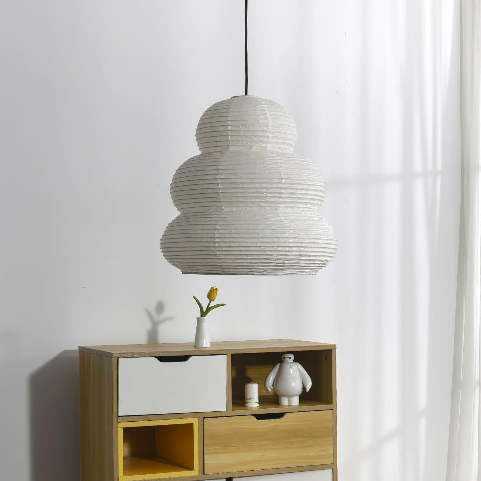Pendant Light Rice Paper - SPHERX | Natural Elegance