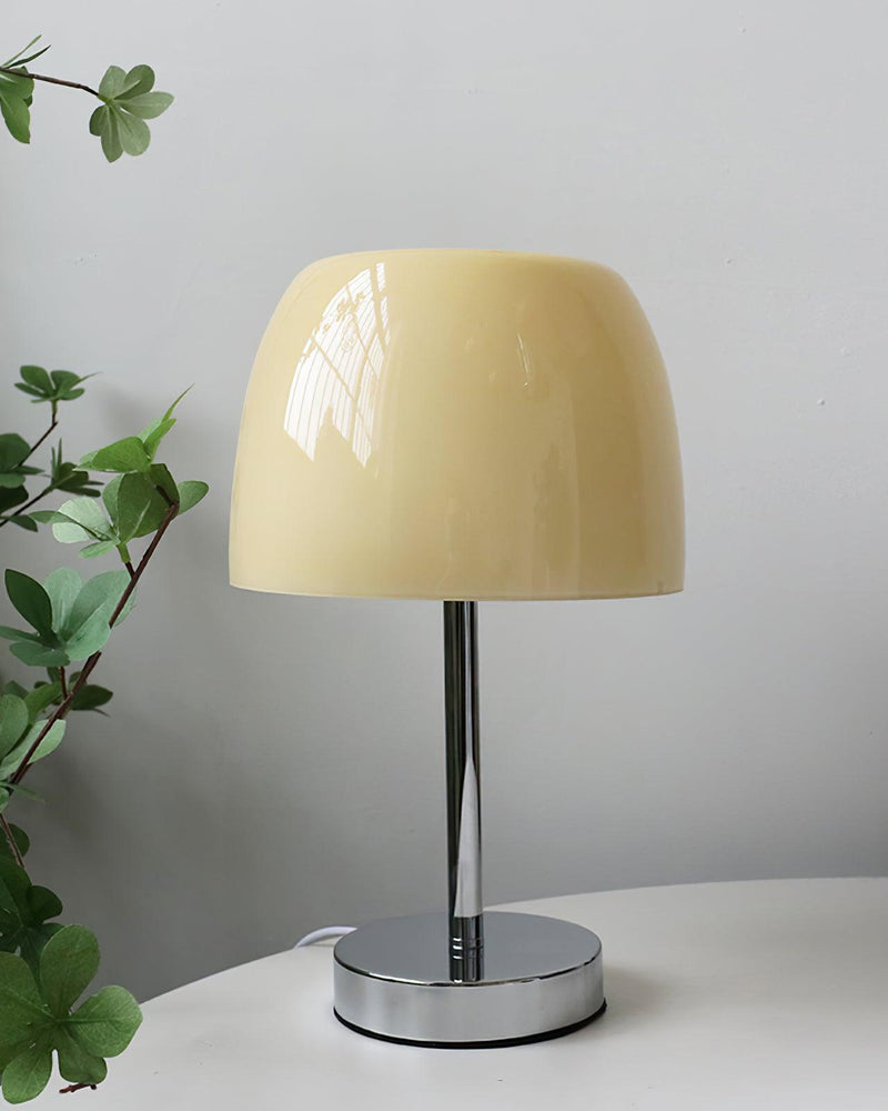 RANGU designer table lamp in beige — wireless rechargeable lamp | DecoHarmonie Australia