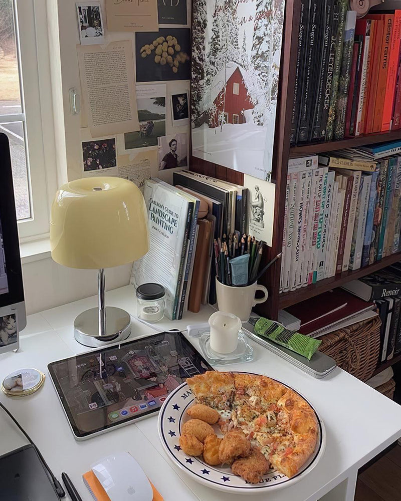 RANGU designer table lamp displayed on a designer desk in a Sydney home — DecoHarmonie