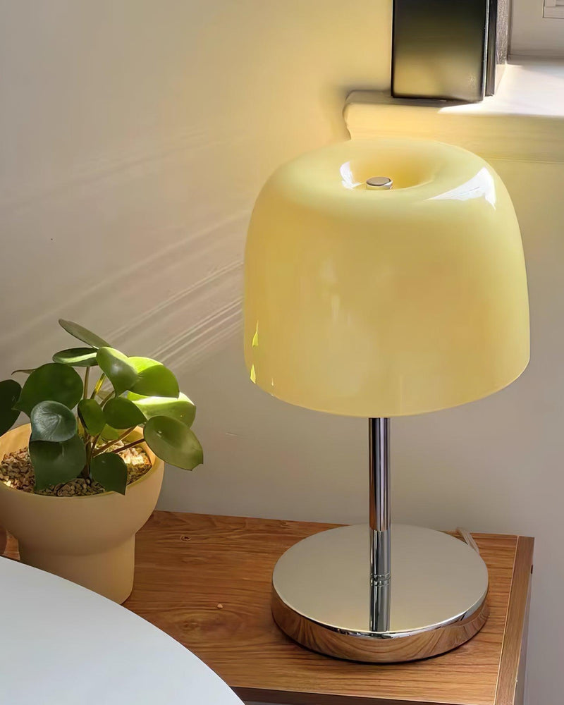 RANGU designer table lamp close-up showing premium materials and finish — DecoHarmonie
