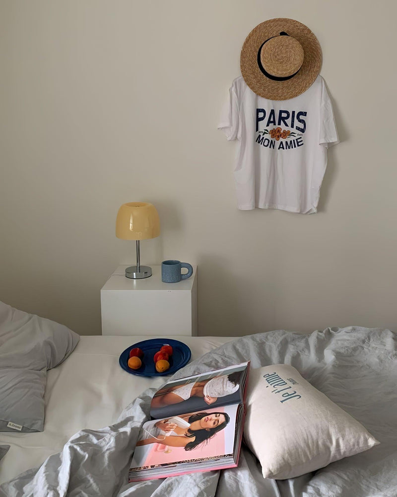 RANGU designer table lamp displayed on a designer desk in a Sydney home — DecoHarmonie