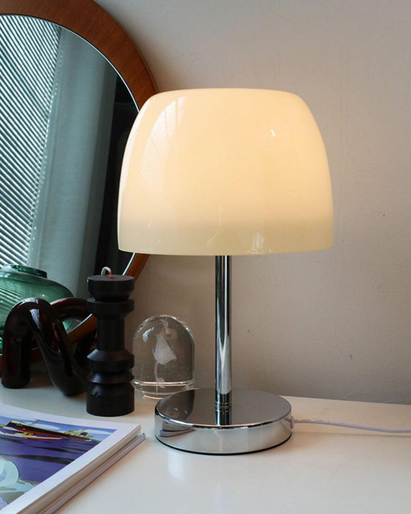 RANGU designer table lamp in a warm, considered living room setting — DecoHarmonie