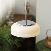 Pendant Light Bauhaus Chrome - PERGON | Elegant Lighting
