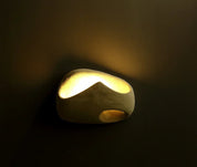 Wall Light Cement Art Deco - KHORA | Sculptural
