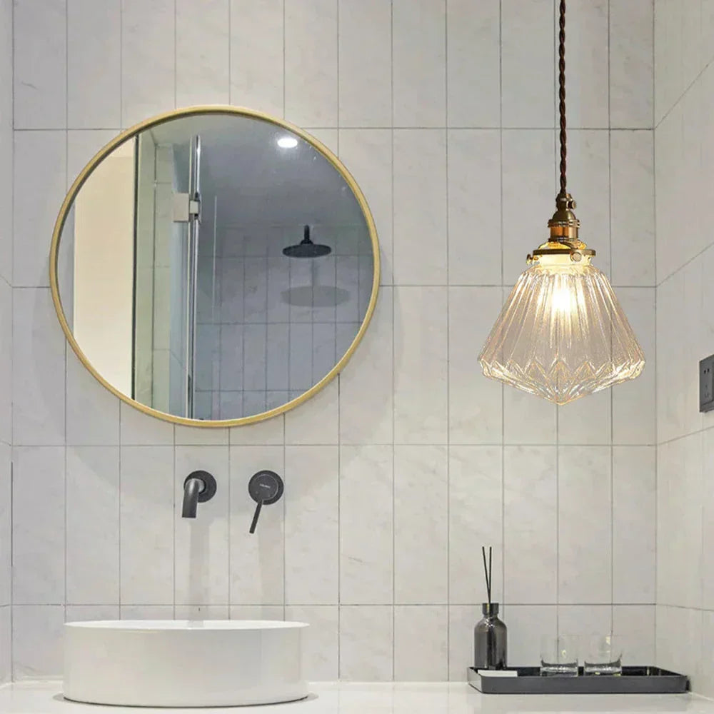 Pendant Light Crystal Glass E27 - RAPIER | Elegance