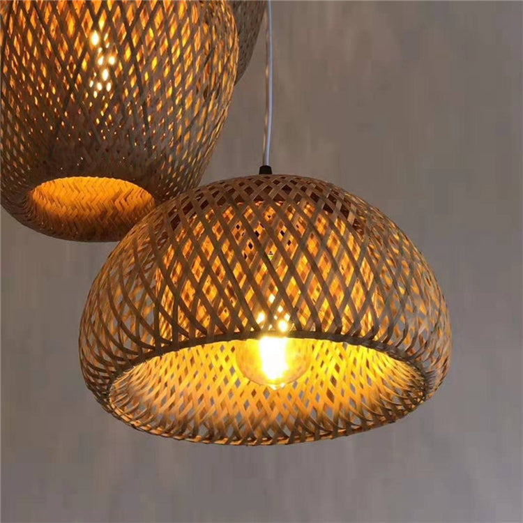 Pendant Light Bamboo Rattan - MEKKAX | Elegant Ambiance