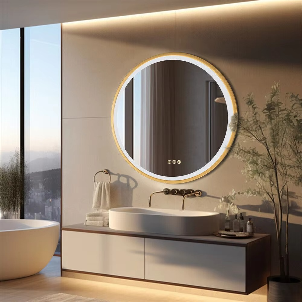 Gold Bathroom Light LED, 60cm - LYNXIS | Glare-Free