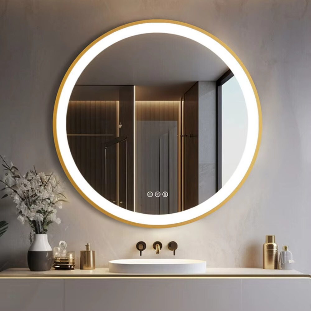 Gold Bathroom Light LED, 60cm - LYNXIS | Glare-Free