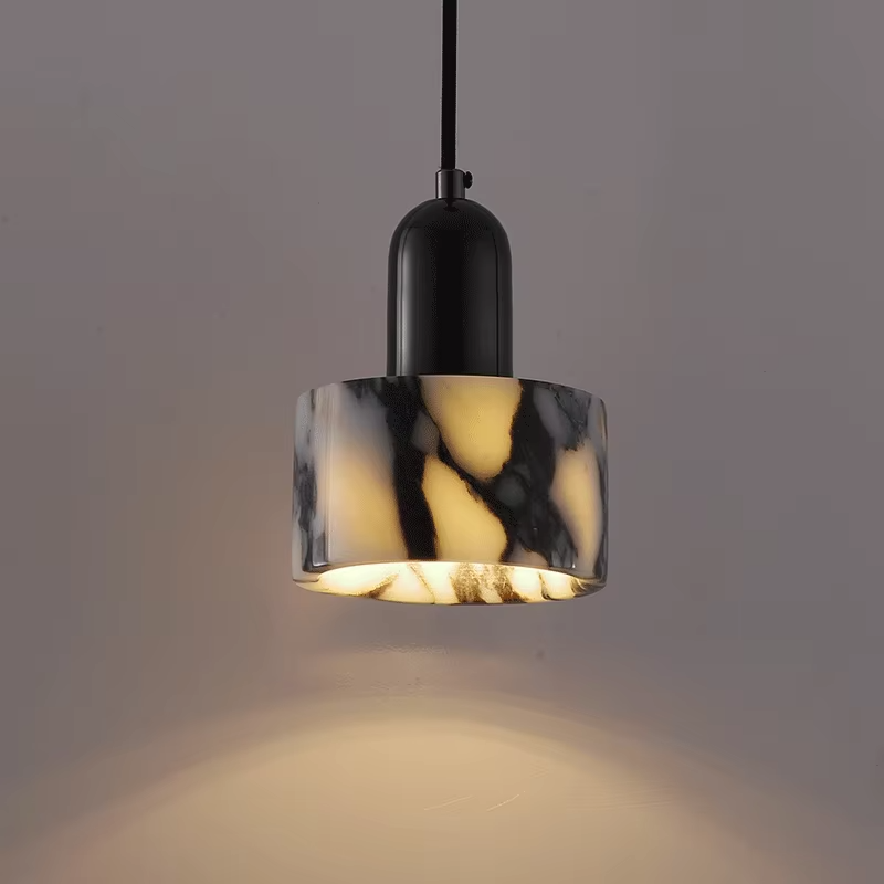 Pendant Light Black Marble - NERVIX | Luxury Lighting
