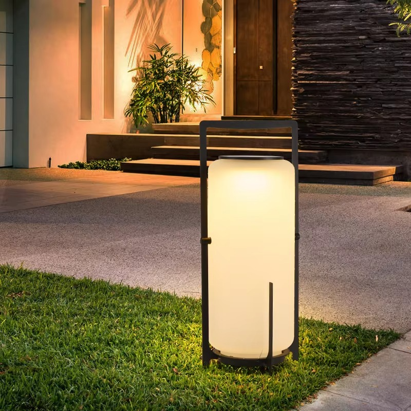 Outdoor Lighting Solar, Steel - MODRON | Ambiance