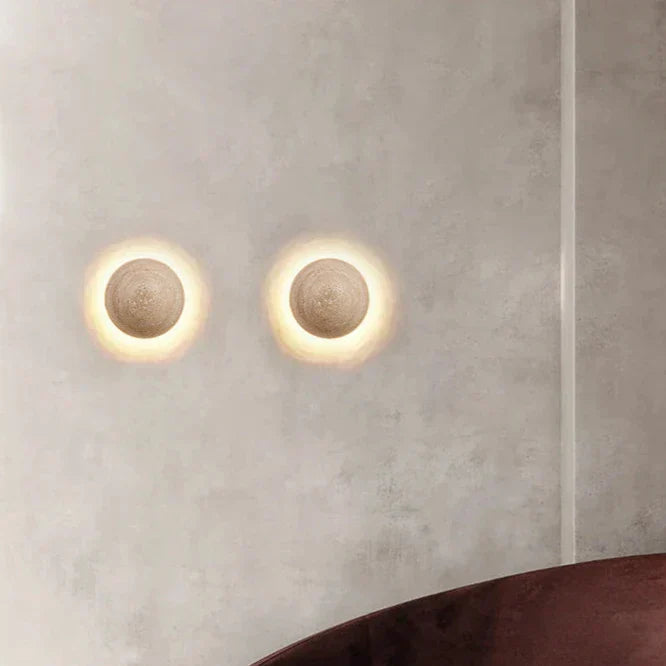 Wall Light Travertine Cream - ARANOS | Nordic Design