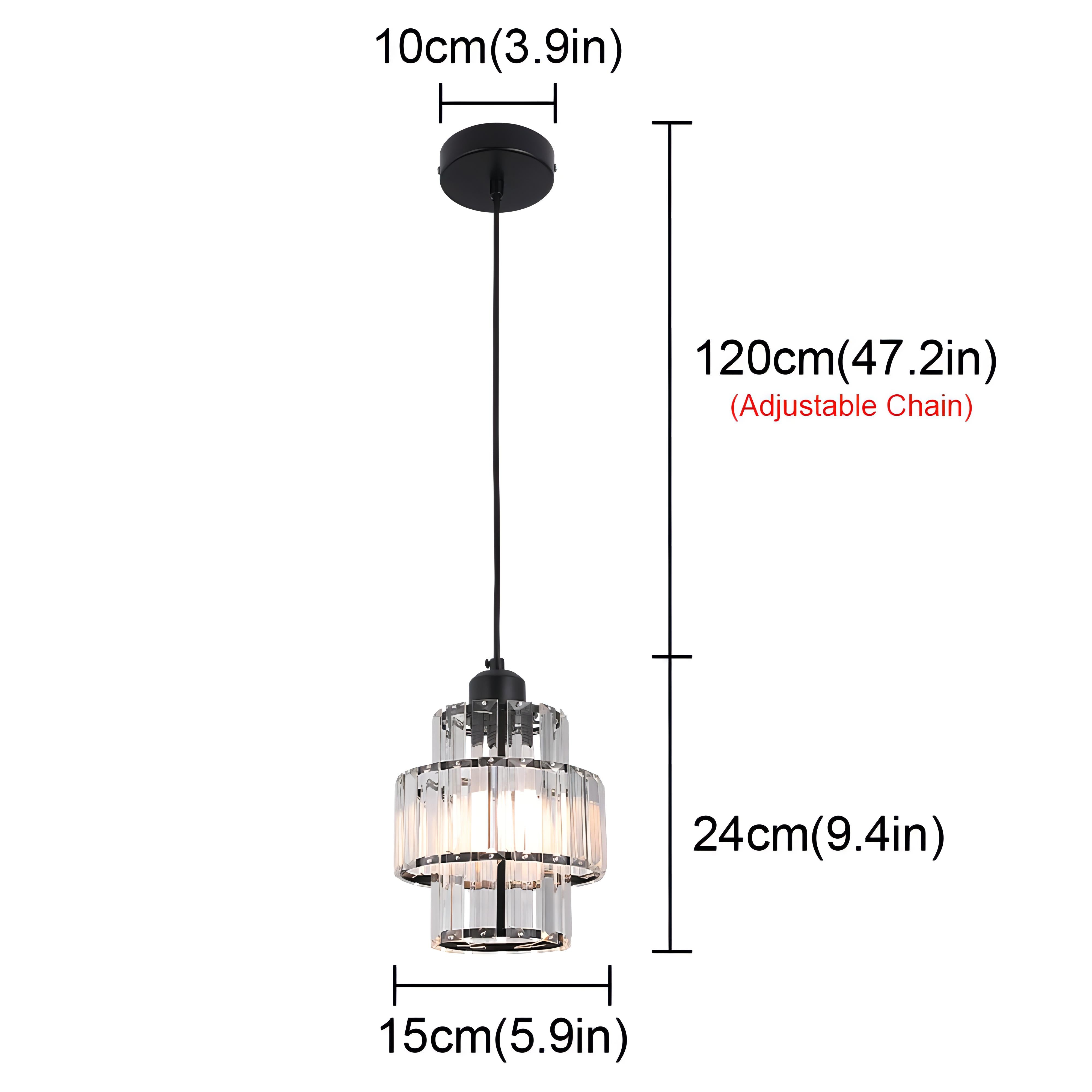 Pendant Light Crystal Glass - SKORPX | Elegant Lighting