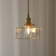 Pendant Light Square Gold - SIMETR | Elegance