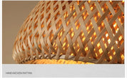 Pendant Light Bamboo Rattan - MEKKAX | Elegant Ambiance