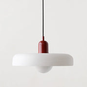 Pendant Light Green Glass Red - MODUSX | Bauhaus Style