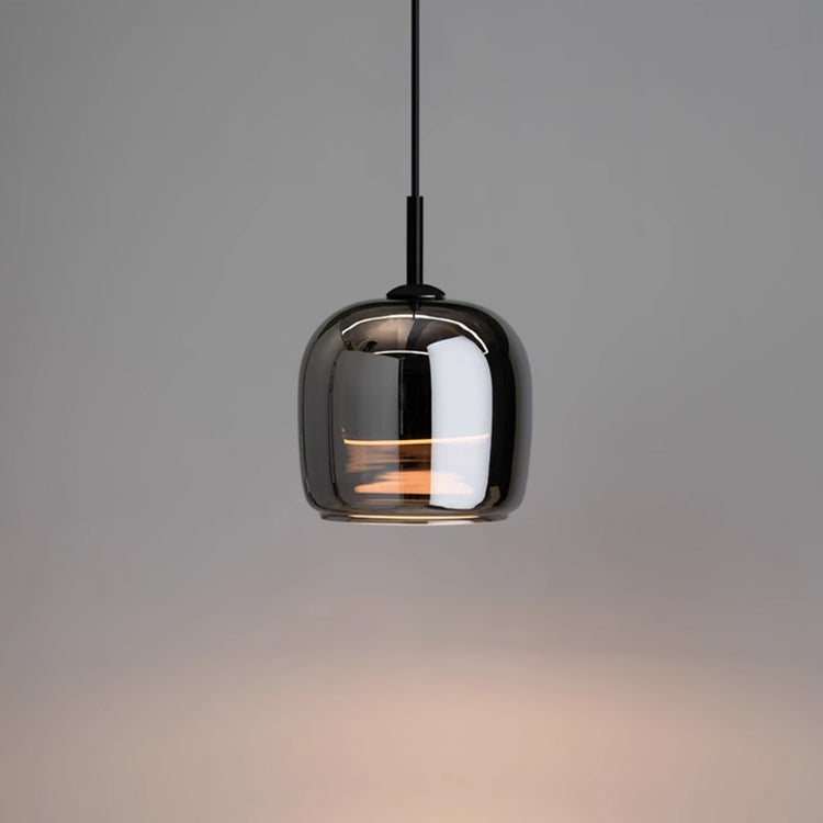 Pendant Light Black Glass LED - TANIUM | Nordic Style